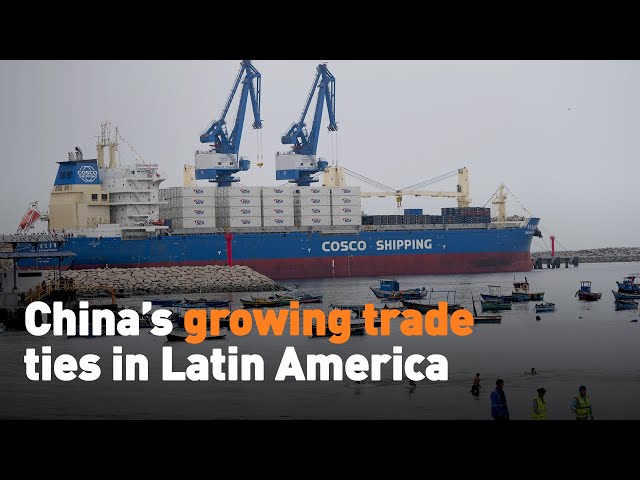 ⁣China’s growing trade ties in Latin America