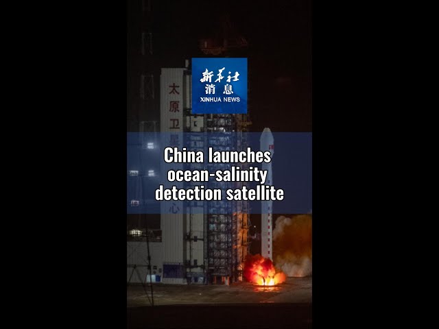 ⁣Xinhua News | China launches ocean-salinity detection satellite