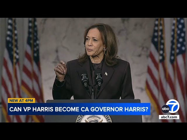 ⁣Poll: Harris would be top candidate in California governor's race if she runs