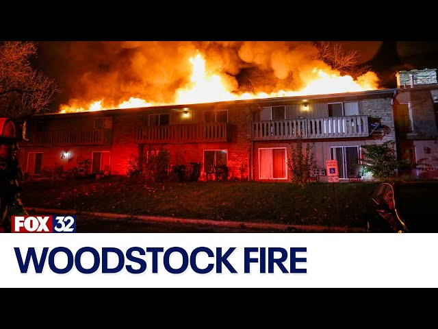 ⁣Woodstock fire: 1 dead, dozens displaced after flames erupt at apartment complex