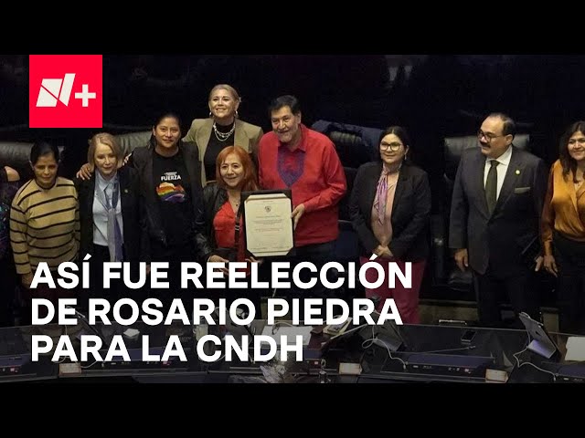 ⁣Crónica de la reelección de Rosario Piedra Ibarra al frente de la CNDH - En Punto