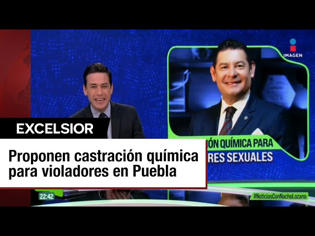 ⁣Alejandro Armenta propone castración química contra violadores