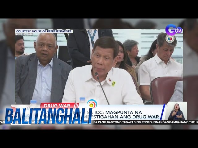 ⁣Hamon ni dating Pangulong Rodrigo Duterte sa International Criminal Court: Magpunta...| Balitanghali