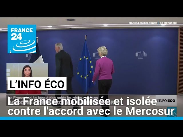 ⁣La France mobilisée contre l'accord de l'Union européenne avec le Mercosur • FRANCE 24