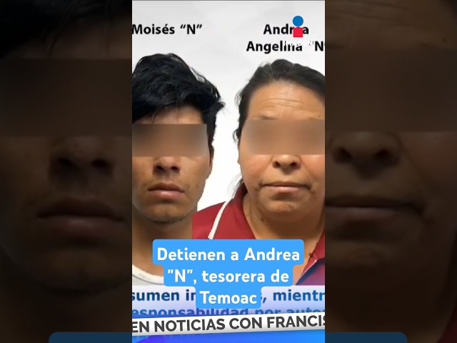 ⁣Detienen a Andrea "N", tesorera de Temoac | Shorts | Zea