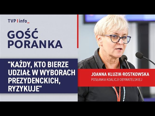 ⁣Joanna Kluzik-Rostkowska: każdy, kto bierze udział w wyborach prezydenckich, ryzykuje | GOŚĆ PORANKA