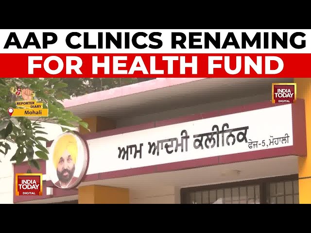 ⁣Aam Aadmi Party to Rename Clinics for National Health Mission Fund | India Today