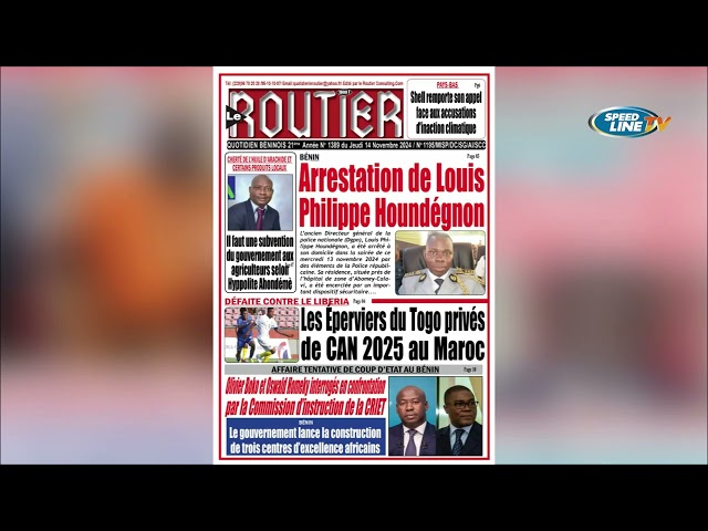 ⁣LA REVUE DES TITRES - 14 11 2024 - Romaric Dossa