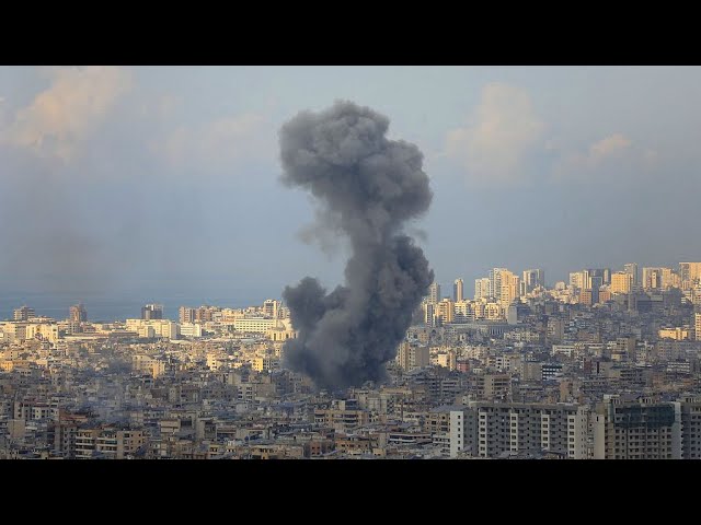 ⁣Israël relance ses attaques contre la banlieue sud de Beyrouth