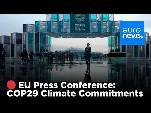 ⁣ COP29 LIVE | EU leaders drive climate action and global collaboration toward a net-zero future