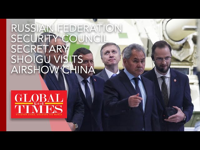 ⁣Russian Federation Security Council Secretary Shoigu visits Airshow China