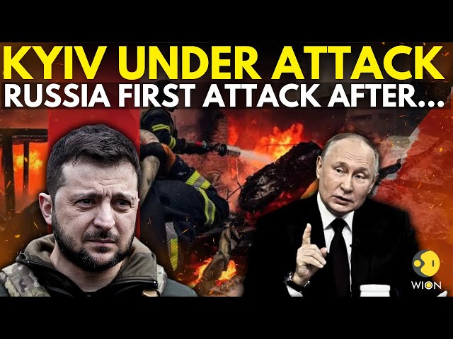 ⁣Russia Ukraine LIVE: Russia Launches First Missile Attack On Kyiv Since August | Putin News | WION