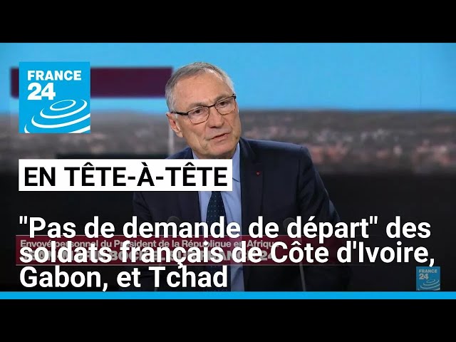 ⁣J.-M. Bockel : "Pas de demande de départ des soldats français de Côte d'Ivoire, du Gabon, 