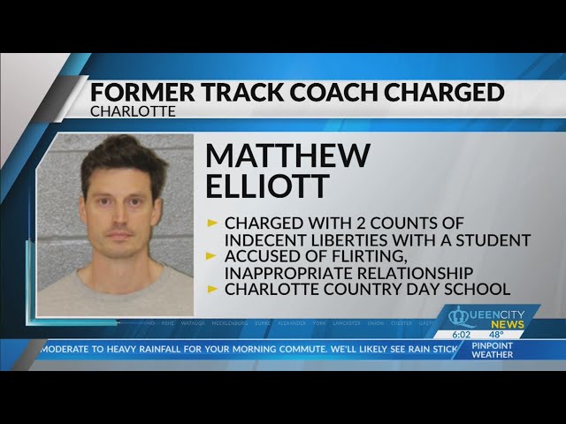 ⁣Ex-track coach charged with indecent liberties with student