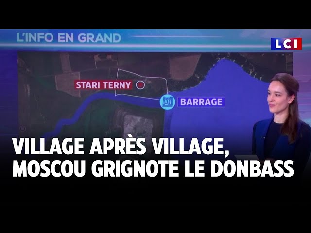 ⁣Village après village, Moscou grignote le Donbass ｜LCI