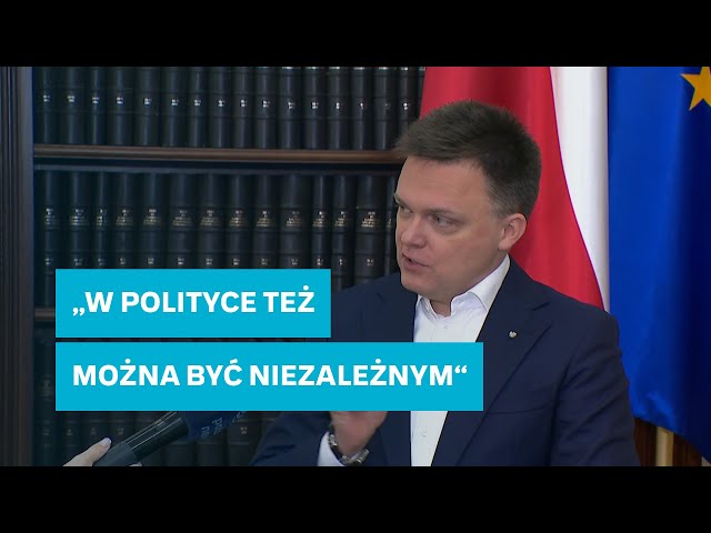 ⁣Szymon Hołownia zdradził kulisy swojej decyzji. "Nie wiedziałem, czy będą klaskać"