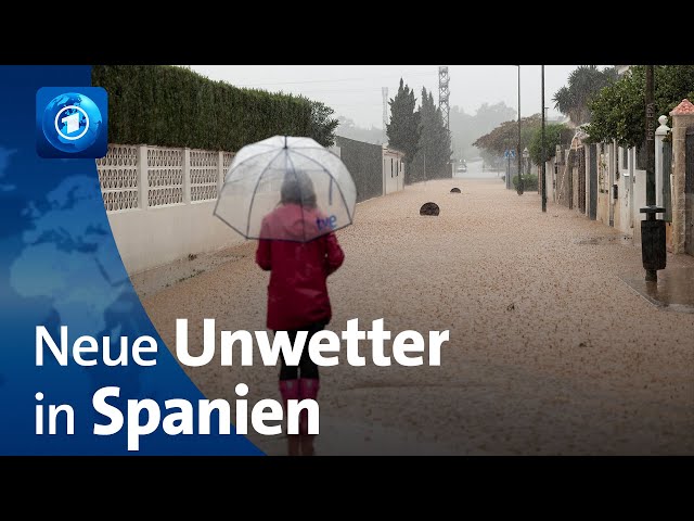 ⁣Erneut Hochwasser in Spanien