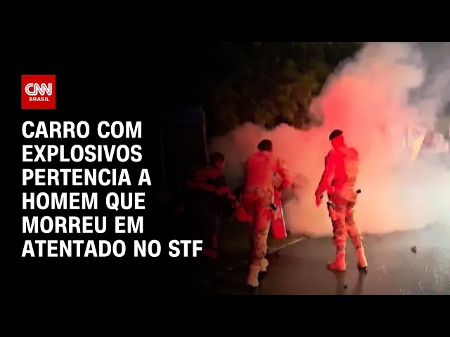 ⁣Carro com explosivos pertencia a homem que morreu em atentado no STF | LIVE CNN