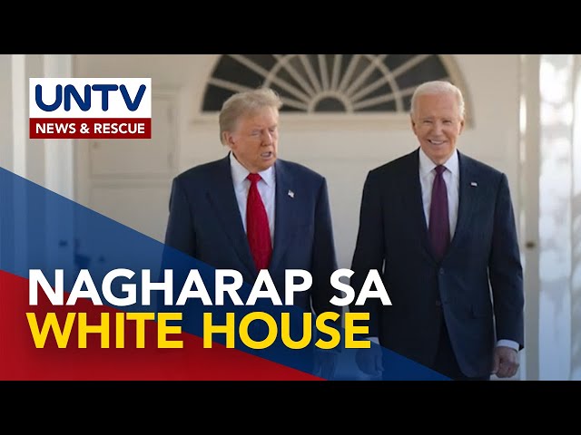 ⁣Pres. Biden at President-elect Trump, nagpulong sa White House para sa transition of power