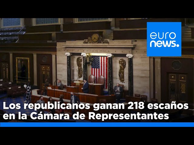 ⁣Los republicanos ganan 218 escaños en la Cámara de Representantes lo que da a Donald Trump el c…