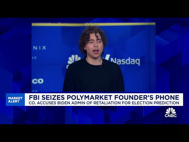 ⁣FBI seizes phone of Polymarket founder