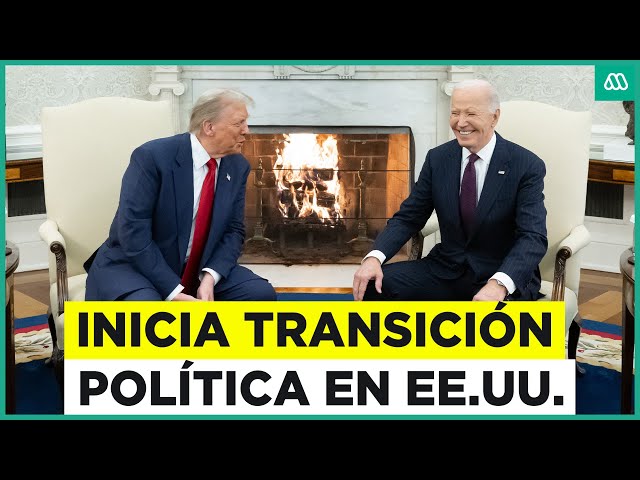 ⁣Primera reunión de Trump y Biden: Comienza transición política en Estados Unidos