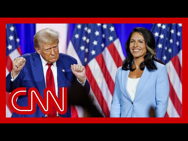 ⁣Trump taps Tulsi Gabbard as head of national intelligence