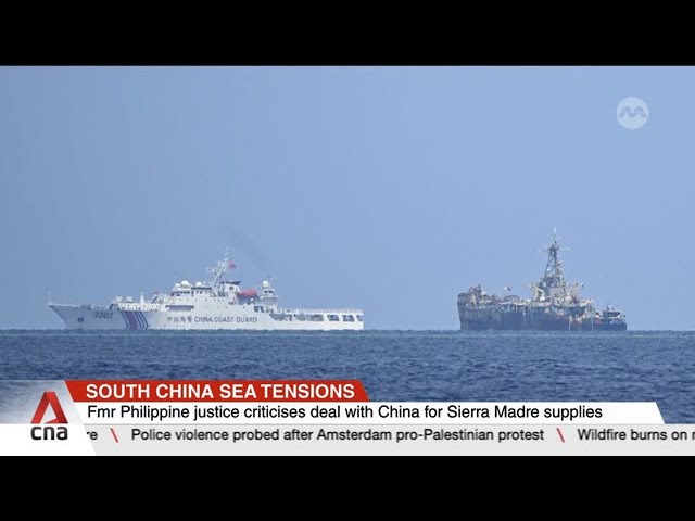 ⁣China's coast guard says it conducted inspections around Scarborough Shoal in South China Sea