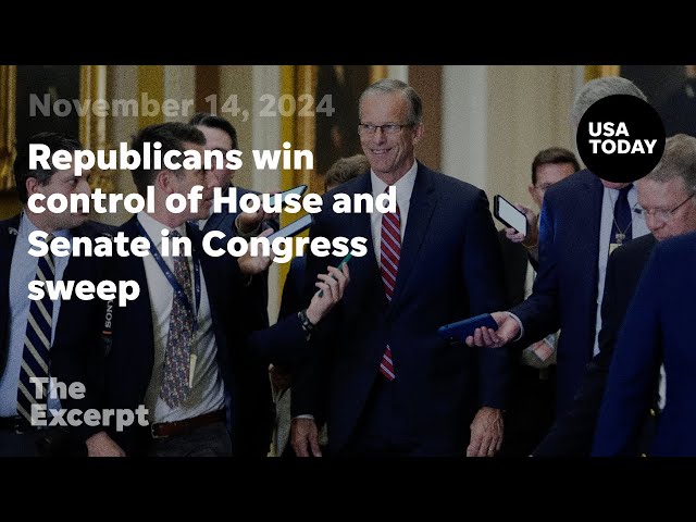 ⁣Republicans win control of House and Senate in Congress sweep | The Excerpt