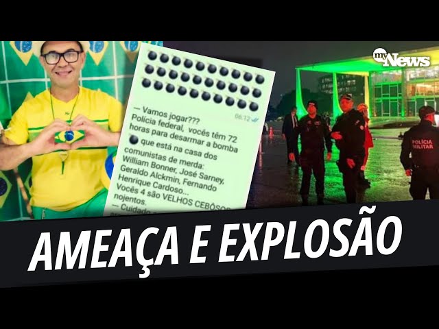 ⁣"VAMOS JOGAR? POLÍCIA FEDERAL, VOCÊS TÊM 72H PARA DESARMAR BOMBA", AMEAÇOU AUTOR DE EXPLOS