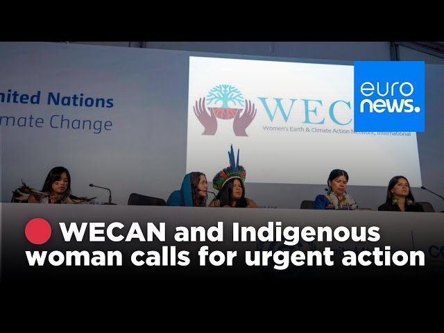 ⁣ LIVE | Indigenous women from Brazil lead call for climate justice at COP29