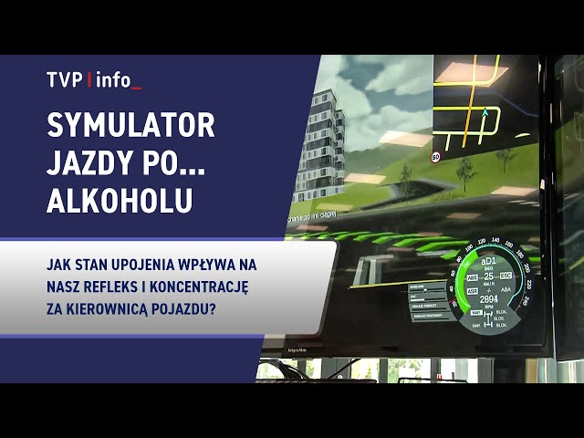 ⁣Symulator jazdy po... alkoholu. Jak wpływa na kierowcę?