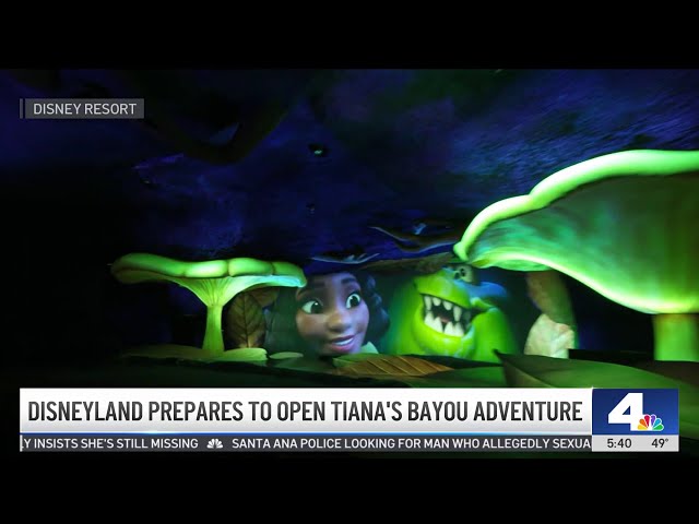 ⁣Disneyland prepares to open Tiana's Bayou Adventure