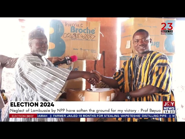 ⁣Election 2024: Neglect of Lambussie by NPP has softened the ground for my victory - Prof Beyuo