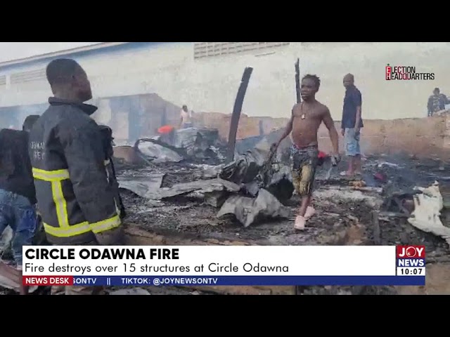 ⁣Circle Odawna Fire: Fire destroys over 15 structures at Circle Odawna