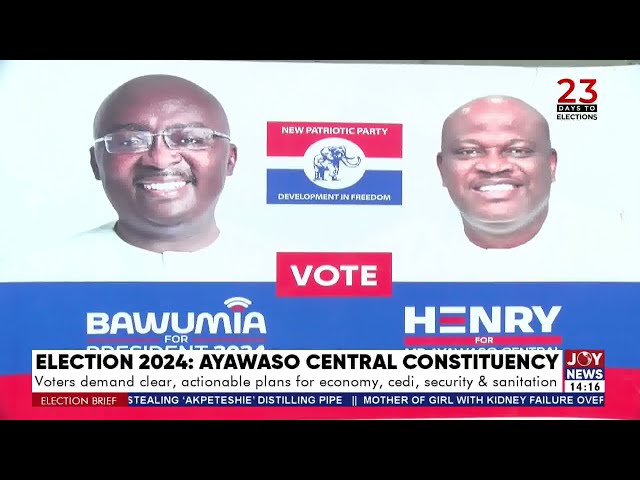 ⁣Ayawaso Central voters demand clear, actionable plans for economy, cedi, security and sanitation