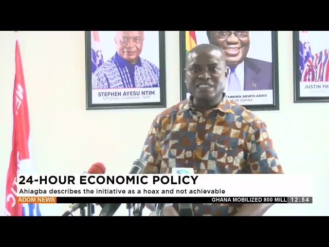 ⁣24-Hour Economic Policy - Ahiagba describe the initiative as a hoax and not achievable (14-11-24)