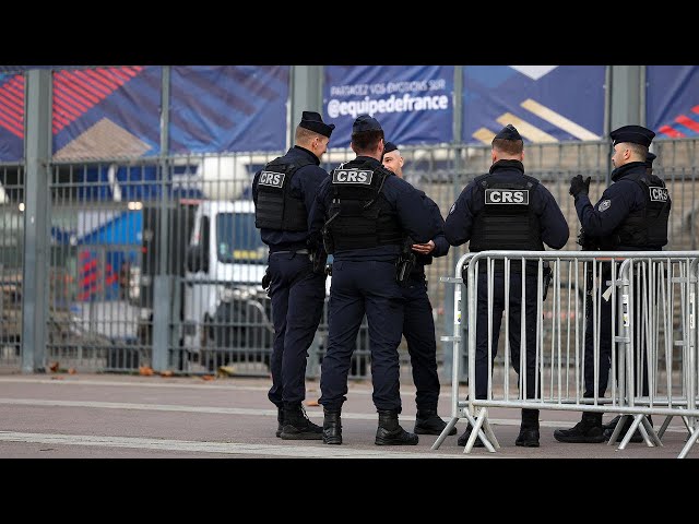 ⁣Heightened security ahead of soccer match between Israel and France