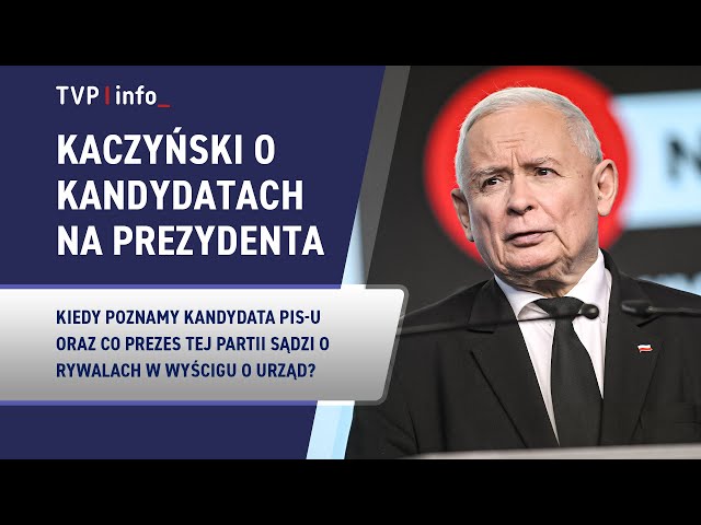 ⁣Kiedy kandydat PiS-u? Kaczyński: był moment iluminacji, teraz są badania