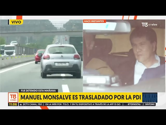 ⁣Monsalve es trasladado a Santiago: lo que sigue tras la detención del exsubsecretario del Interior