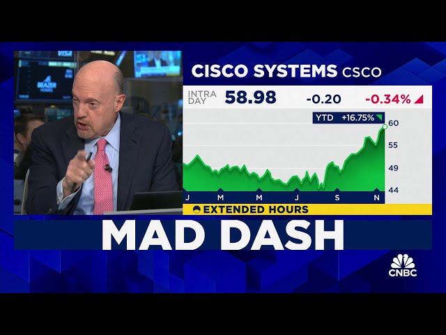 ⁣Cramer's Mad Dash: Cisco