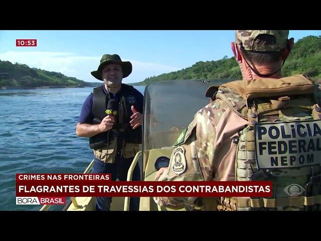 ⁣Agentes da Receita enfrentam desafios nas fronteiras brasileiras