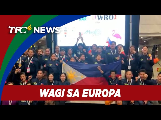 ⁣Team Philippines nag-uwi ng mga medalya sa World Robot Olympiad sa Italy | TFC News Italy