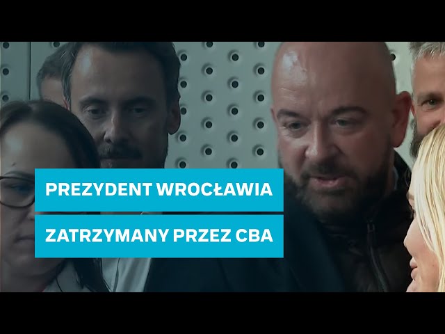 ⁣Jacek Sutryk zatrzymany przez CBA. Usłyszy zarzuty