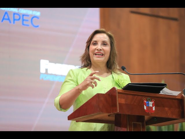 ⁣Presidenta Boluarte inaugura el APEC 2024