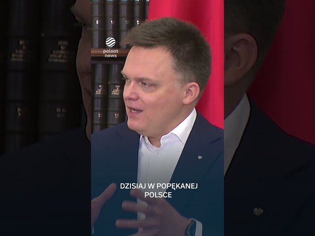 ⁣"Nie mogę patrzeć na polaryzację Polski". Hołownia o swojej decyzji