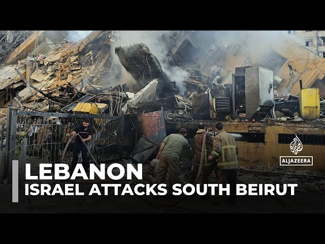 ⁣Israel attacks south Beirut after new Lebanon evacuation warning