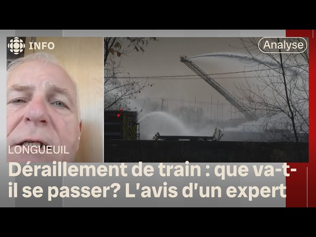 ⁣Déraillement de train majeur à Longueuil : un expert en mesures d'urgence répond à nos question