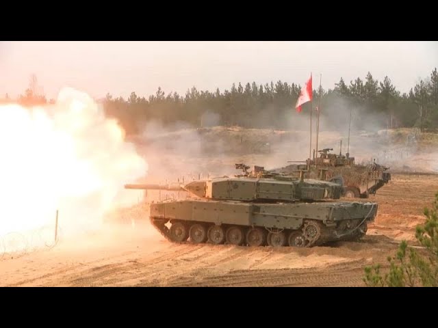 ⁣NATO completes first large-scale military exercise in Latvia