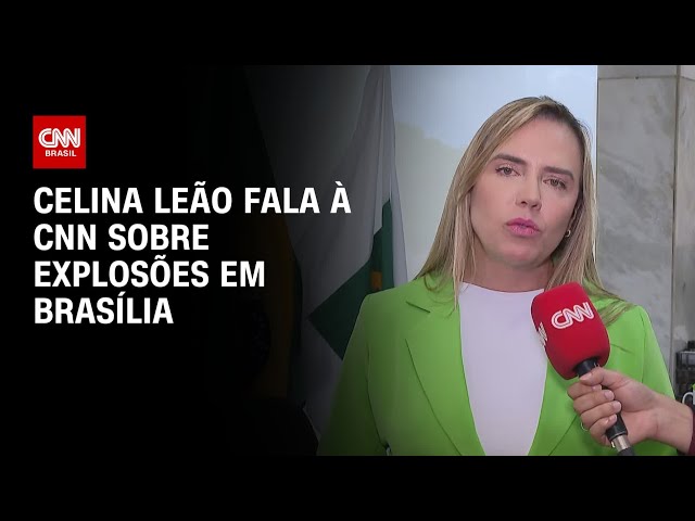 ⁣Celina Leão fala à CNN sobre explosões em Brasília | BASTIDORES CNN